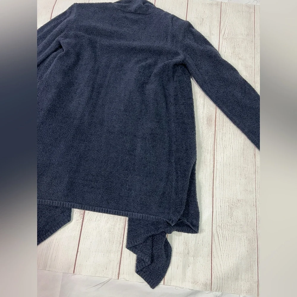 Barefoot Dreams Bamboo Chic Lite Cardigan - S/M - navy blue open cozy waterfall - Picture 3 of 8